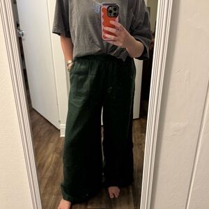 Anthropologie Olive Smocked Pants